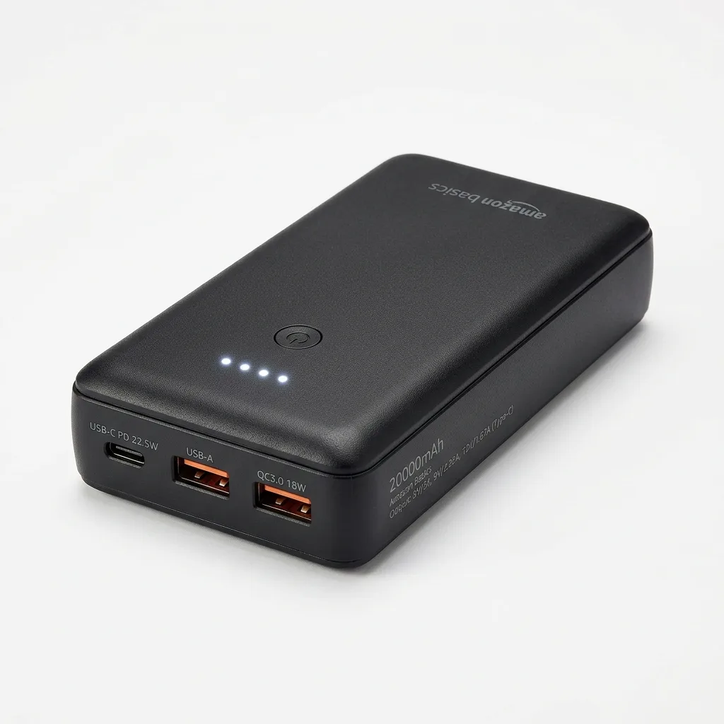 Amazon Basics 20000mAh 22.5W Power Bank - Power Bank Deal