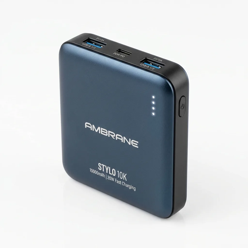 Ambrane Stylo 10k 20W Fast Charging Power Bank - Power Bank Deal