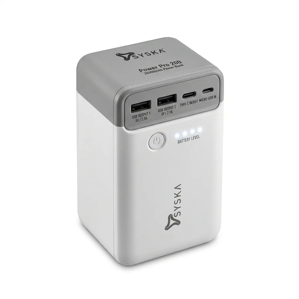 Syska 20000mAh Power Pro 200 Power Bank - Power Bank Deal