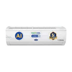 Carrier 1.5 Ton 3 Star Inverter Split AC (Copper,ESTER Dxi, 4-in-1 Flexicool Inverter, 2022 Model,R32,White)