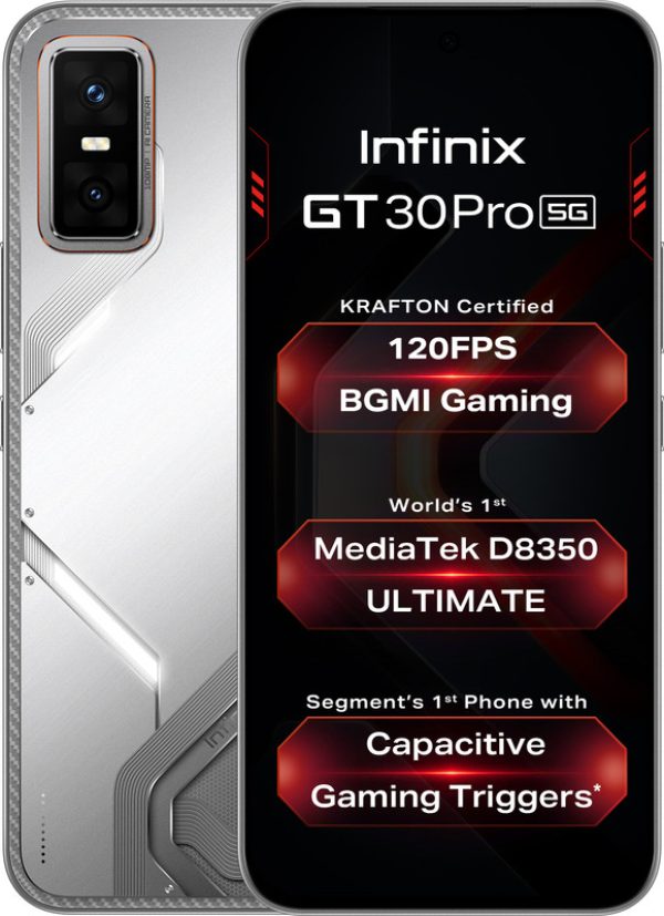 Infinix GT 30 Pro 5G+ (Blade White, 256 GB)(8 GB RAM)