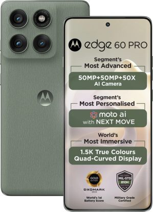 MOTOROLA Edge 60 Pro (Pantone Shadow, 256 GB)(8 GB RAM)