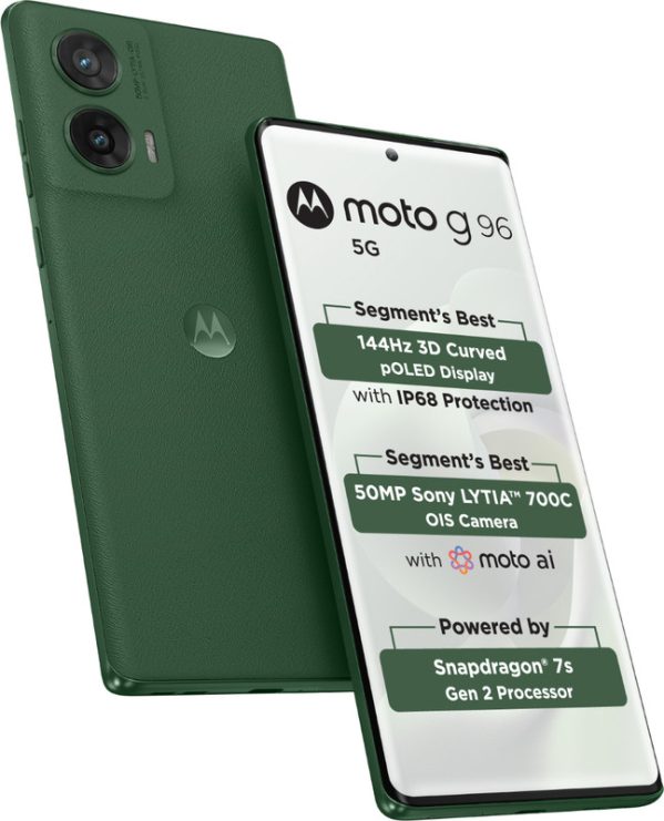 MOTOROLA G96 5G (Pantone Greener Pastures, 128 GB)(8 GB RAM)