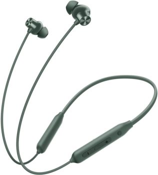 OnePlus One Plus Bullets Wireless Z2 ANC Earphones with 45dB Hybrid Bluetooth Bluetooth(Green, In the Ear)