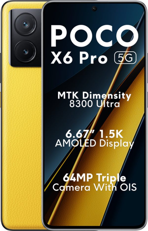 POCO X6 Pro 5G (Yellow, 256 GB)(8 GB RAM)