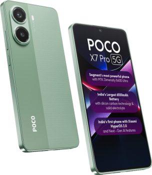 POCO X7 Pro 5G (Nebula Green, 256 GB)(8 GB RAM)