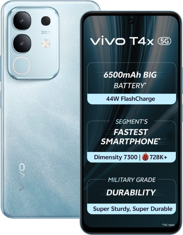 vivo T4x 5G (Marine Blue, 128 GB)(6 GB RAM)