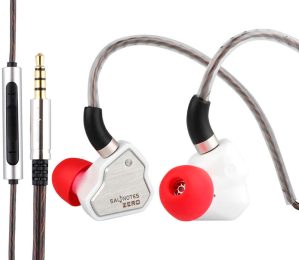 Concept Kart 7HZ Salnotes Zero In-Ear Monitor Earphone with mic, 10mm Dynamic Driver Wired(White, In the Ear)