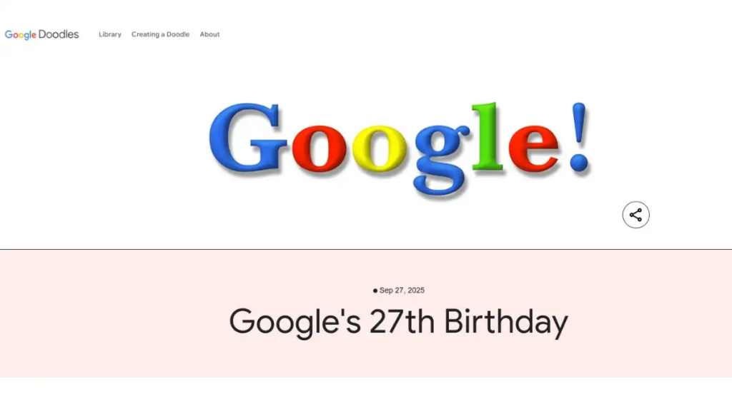 Google’s 27th Birthday: Celebrating the Legacy of the Tech Giant