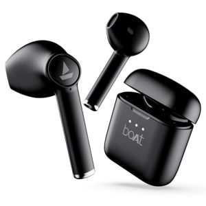 boAt Airdopes 131/8 with 60 Hrs Playback, ASAP Charge Truly Wireless Bluetooth in Ear Earbuds with Mic (Active Black)