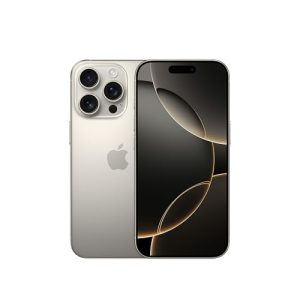 iPhone 16 Pro 256 GB: 5G Mobile Phone with Camera Control, 4K 120 fps Dolby Vision and a Huge Leap in Battery Life. Works with AirPods; Natural Titanium
