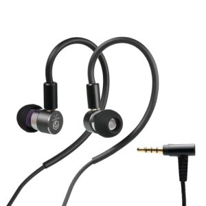 ROSESELSA Photon Pro Wired In-Ear Monitor Earphone with Mic, 8mm Dynamic Driver, PEK PU Diaphragm, CNC Metal Shells, 0.78mm Detachable Cable With 3.5mm Plug for Music, Movies & Gaming (3.5mm Jack)