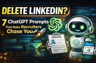 ChatGPT prompts for job search