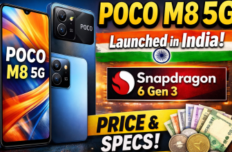 Poco M8 5G Launched in India with Snapdragon 6 Gen 3 – Price & Specs